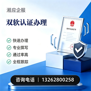 南宁双软认证申报服务