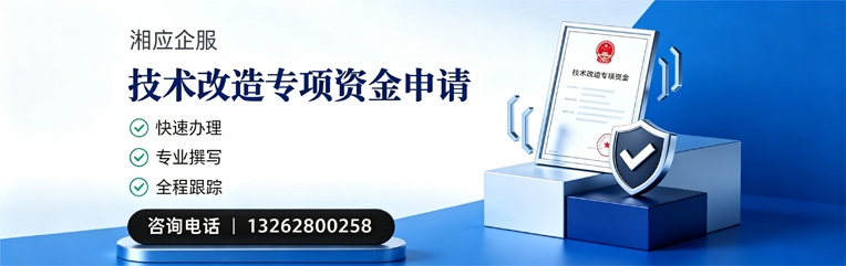 南宁技术改造专项资金申报服务