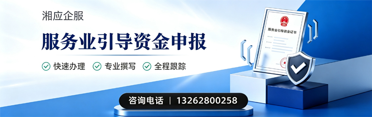 南宁服务业引导资金申报服务