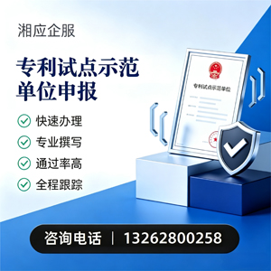 南宁专利试点示范单位申报服务