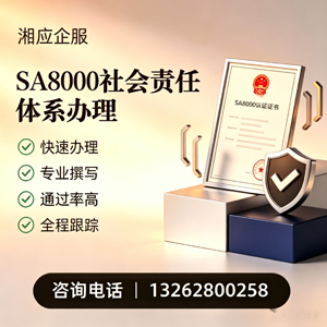 南宁SA8000社会责任体系认证服务